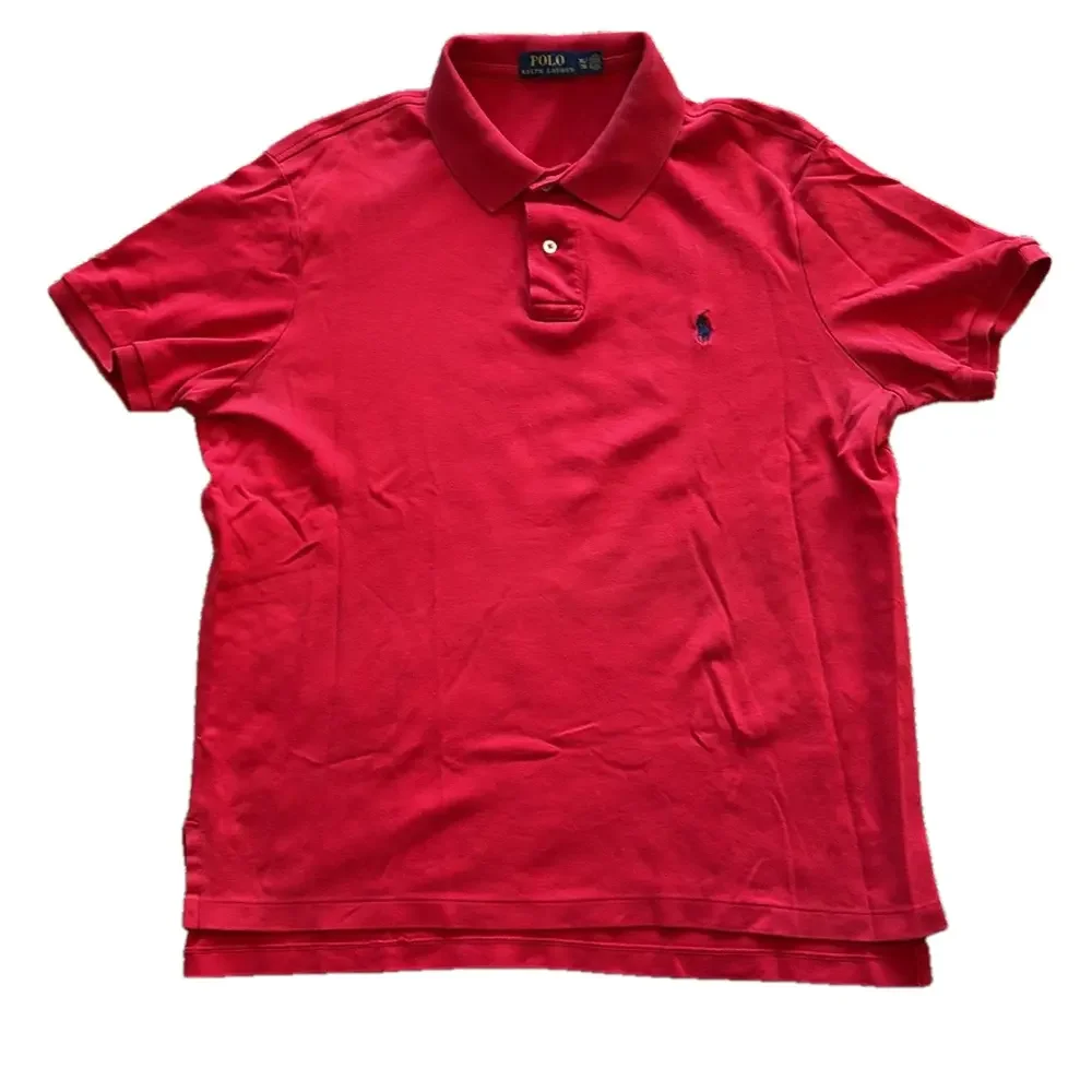 Polo Ralph Lauren Mens XL Red Polo and Blue Long Sleeve Tee Bundle
